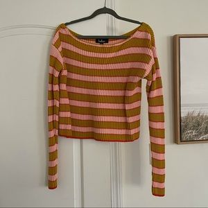 LULUS OFF THE SHOULDER SWEATER